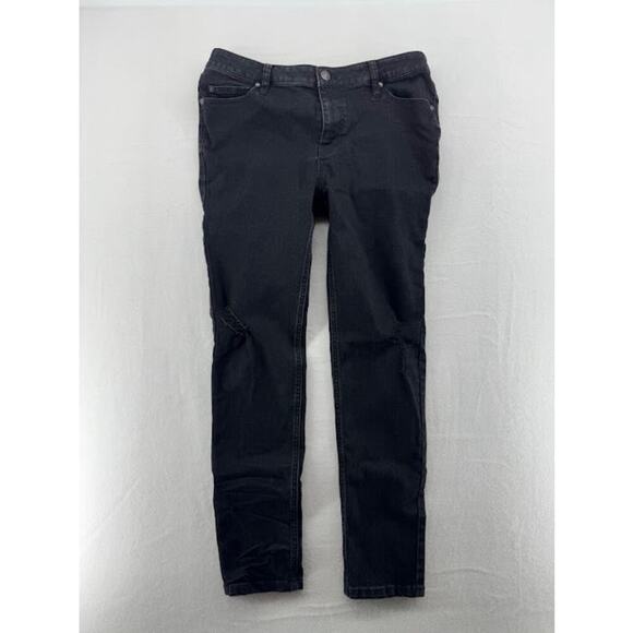 Women's Good Hart by Matilda Jane Size 12 Black Faded Skinny Jeans Stretch - Picture 1 of 7